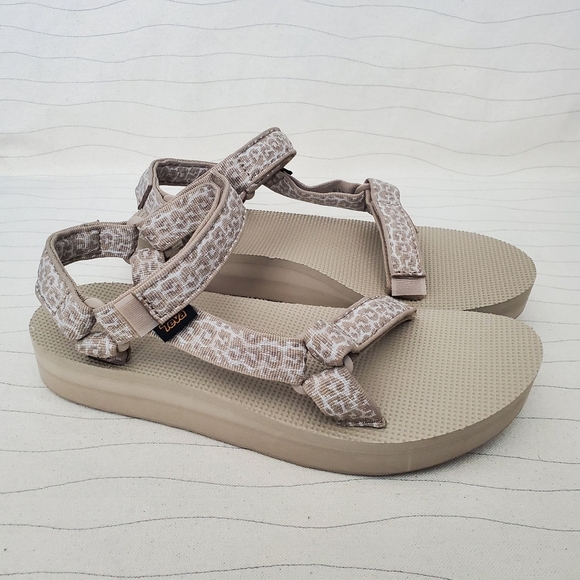 Teva Shoes - Teva Womens Midform Universal Sandal Dorinda Sesame Beige Tan 1090969 Size 11